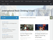 Tablet Screenshot of climbingschool.org